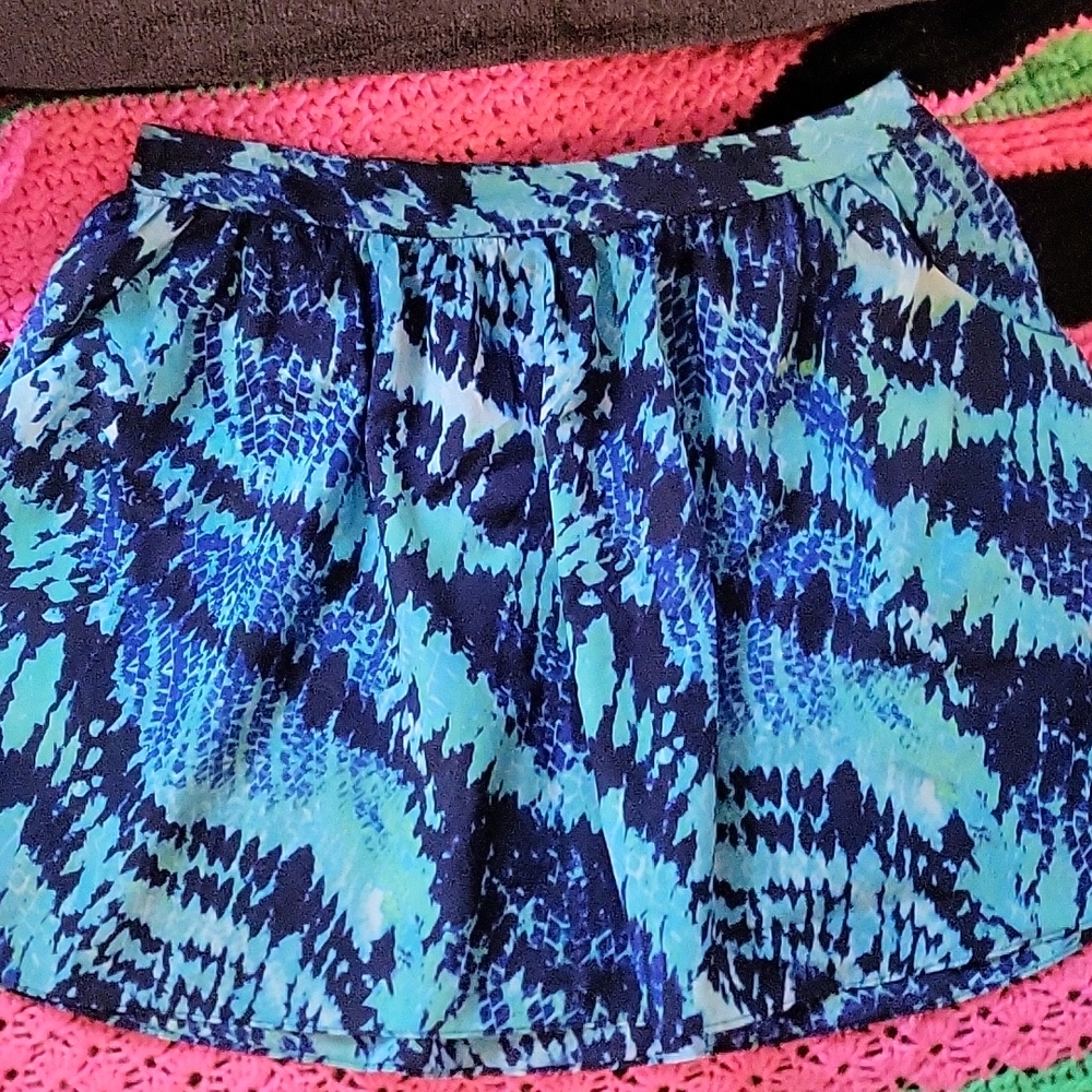 Express size 2 Blue skirt